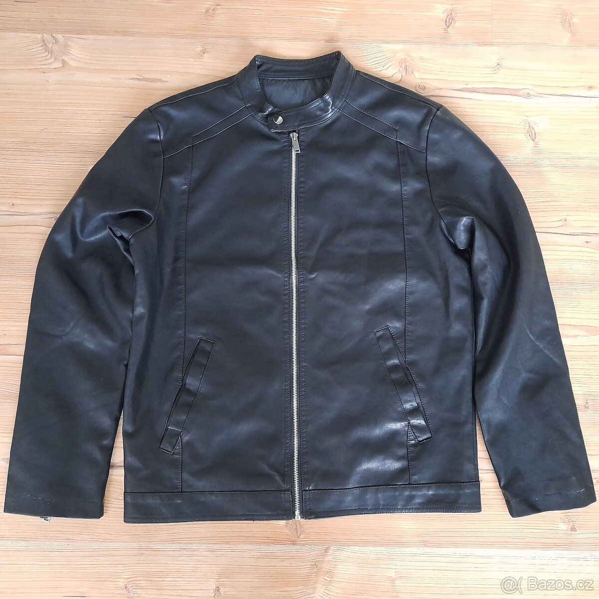 Kožená bunda pánská L/ XL - NOVÁ, NENOŠENÁ