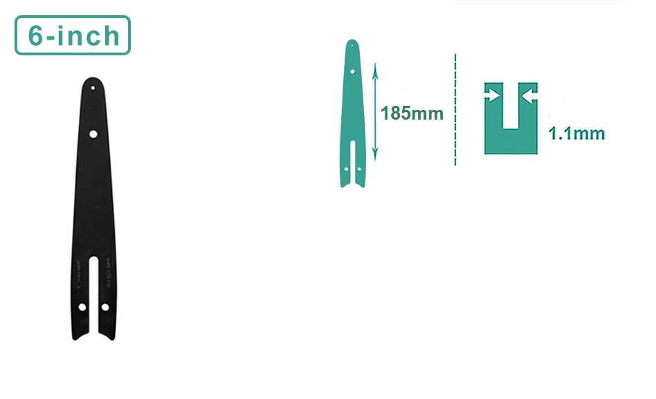 Vodící líšta na aku pilu 6"