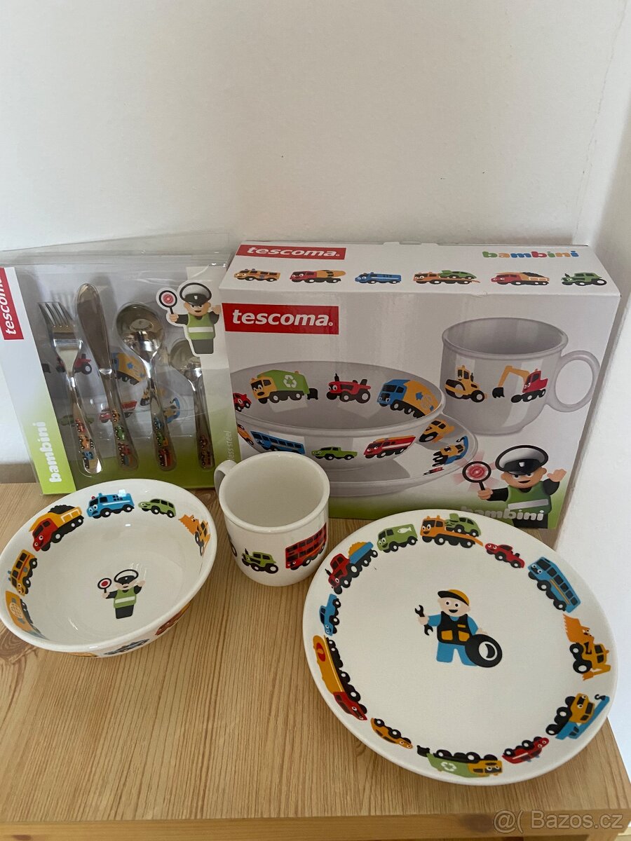 Dětská jídelní souprava a dětské příbory