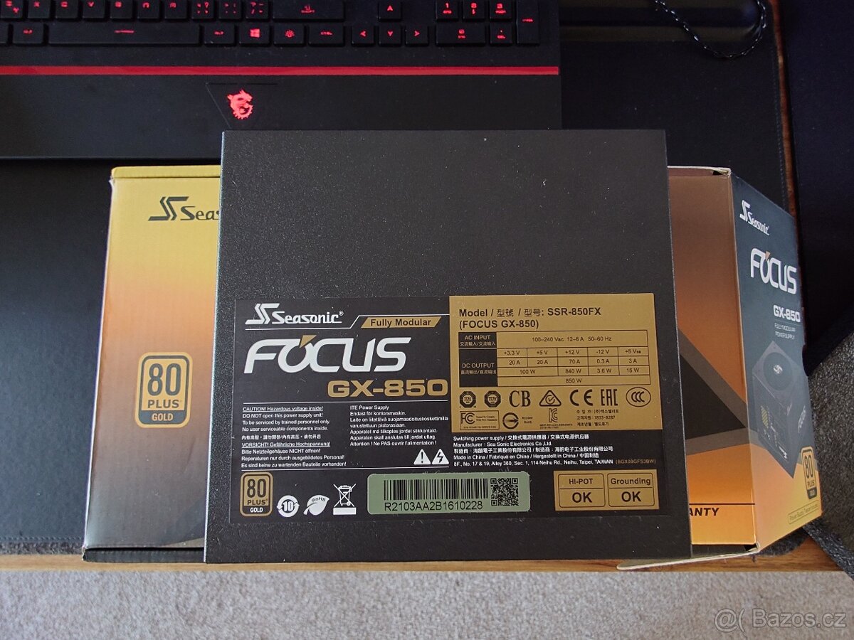 Seasonic GX-850 80+ Gold   850W