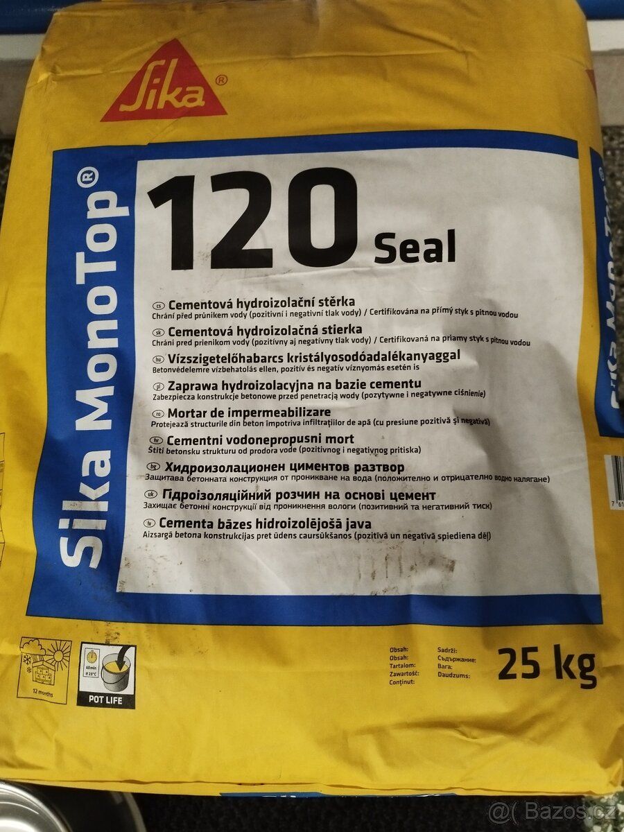 Hydroizolační stěrka Sika Mono Top seal