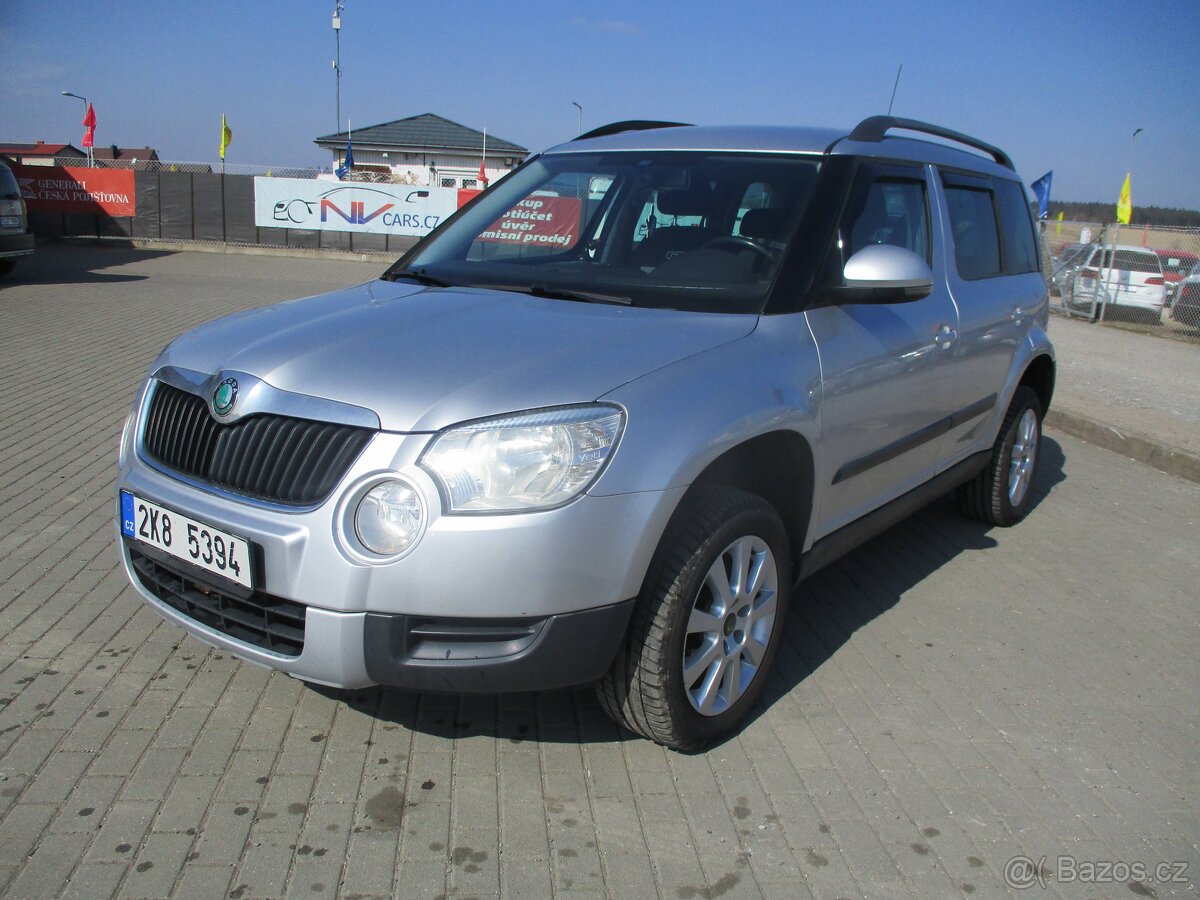 YETI 2,0TDI 103kW Ambition 4x4 Tažné Klima 2013