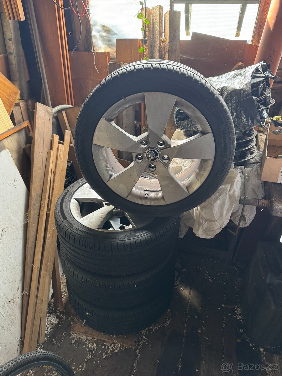 Alu kola, Pneu, Škoda