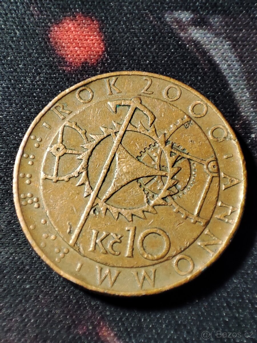 10Kč-Milénium -Orloj