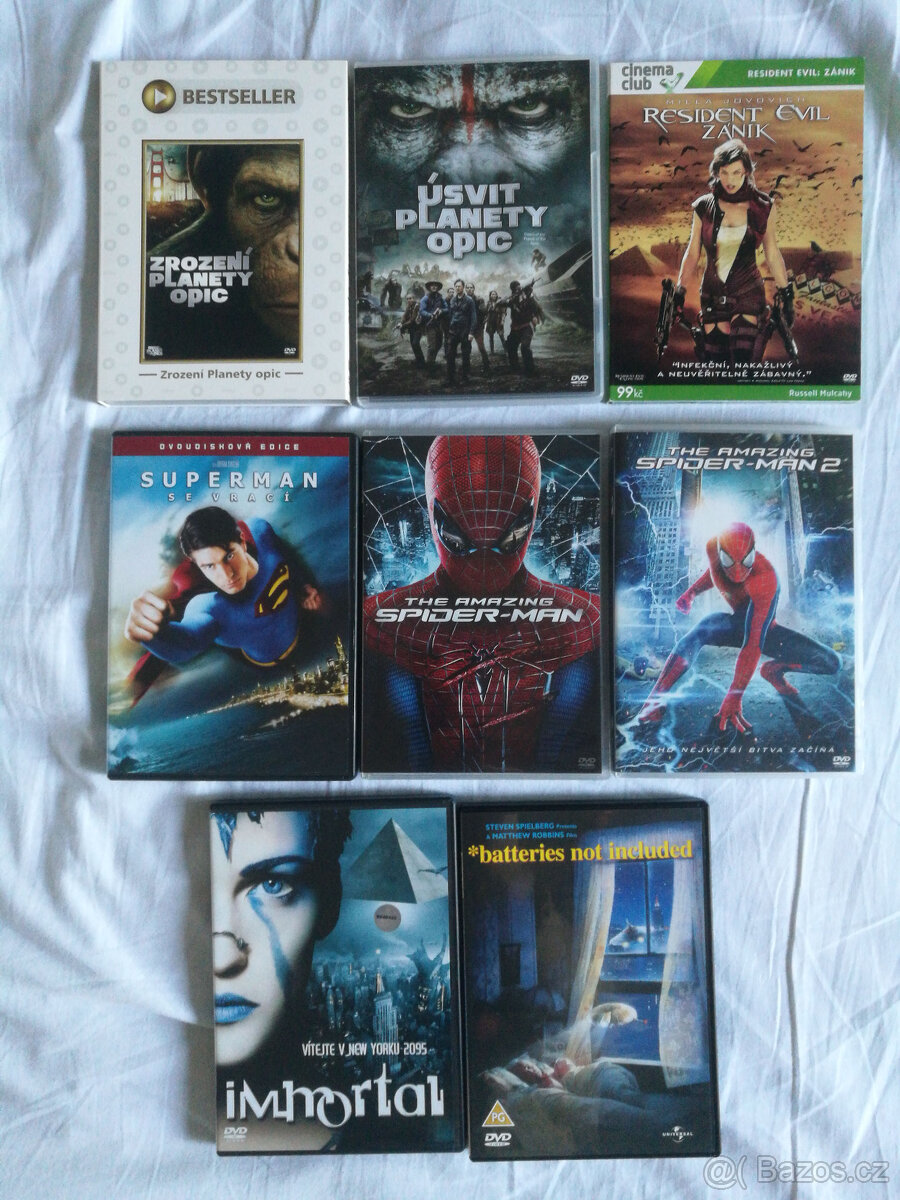 DVD se sci-fi tématikou
