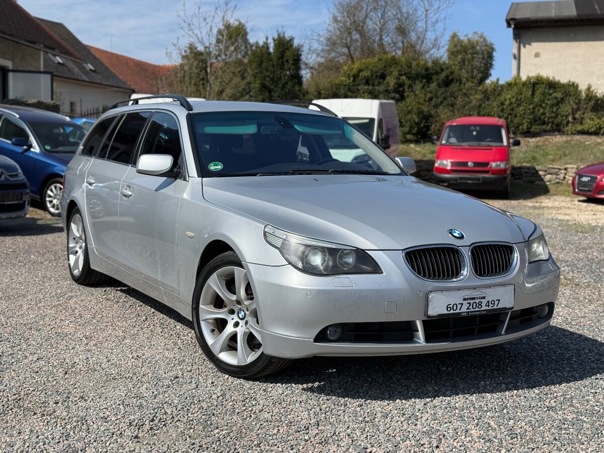 BMW E61 530D /MANUAL/170kw/KOMFORTSIZE/KUZE/NAVI/2006