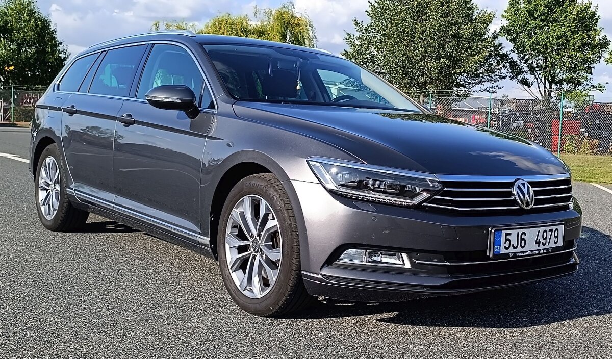 VW Passat 2.0 TDI Highline 140 kw, původ ČR, málo km