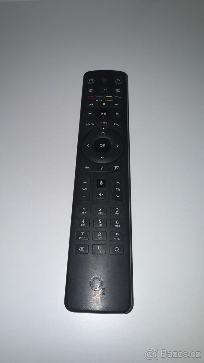O2 TV - dálkový ovladač