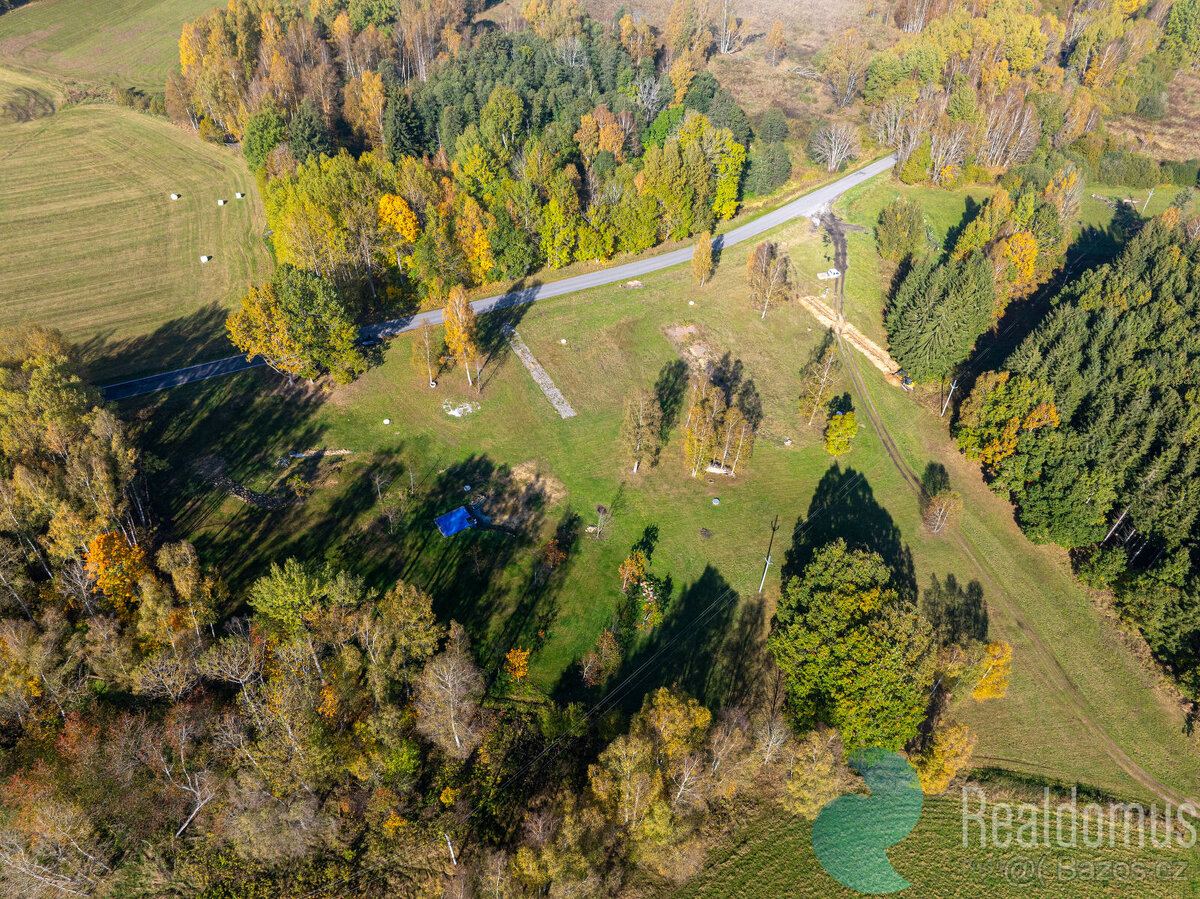 Prodej, stavební pozemek, 1.140 m2, Polná na Šumavě