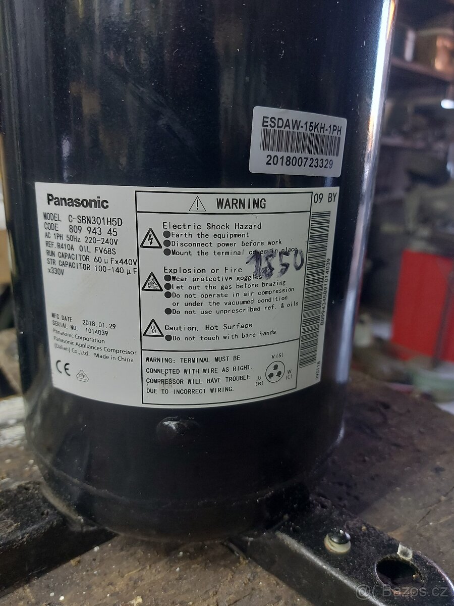 Kompresor tepelného čerpadla Panasonic