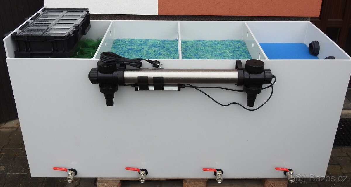 Jezírkové filtrace Koi filtr až pro 150m3