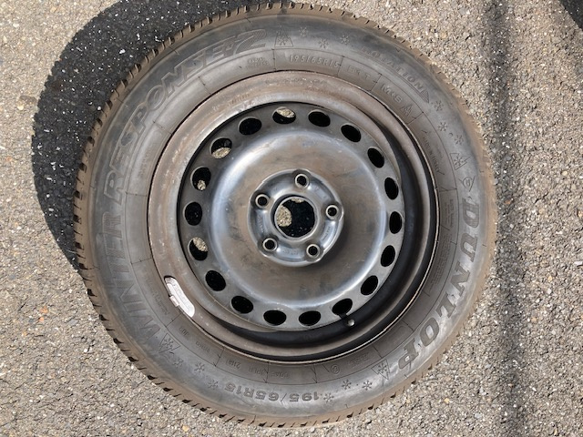 Plechový disk Š Octavia II 15" + zimní pneu 195/65 R15