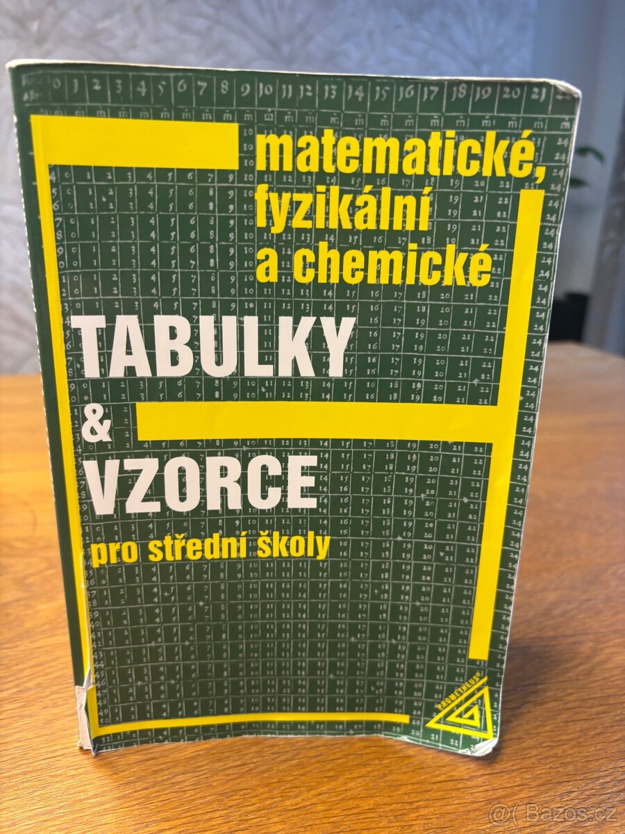 Matematické, fyzikální a chemické tabulky pro SŠ