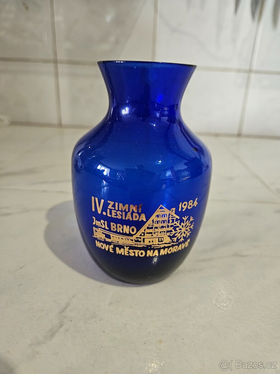 Vaza modra mala