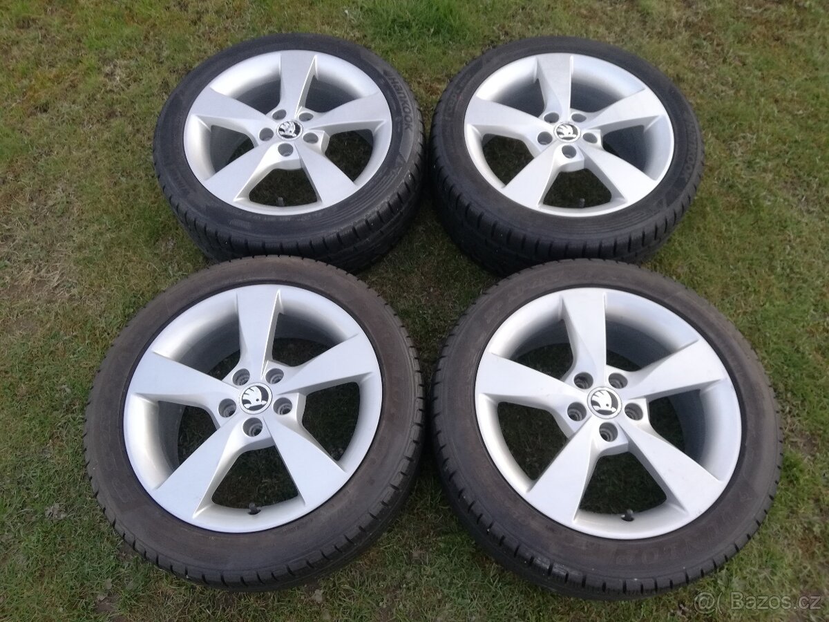 alu Škoda Rapid,Fabia III,zimní 215/45/16