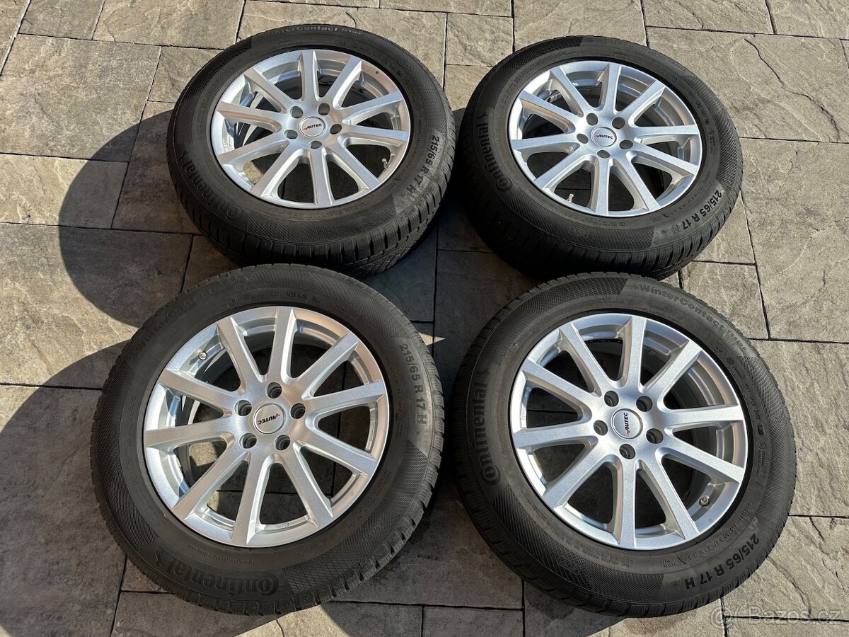 Zimní sada ALU kol na Škoda, VW, Seat 215/65/R17