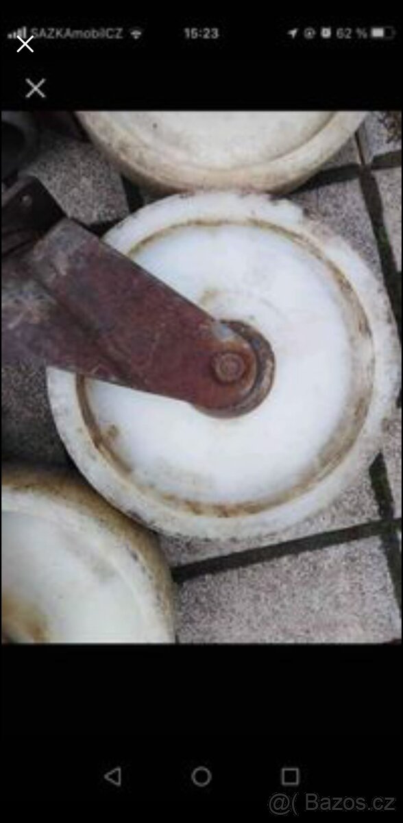 Silonová kola na vozík