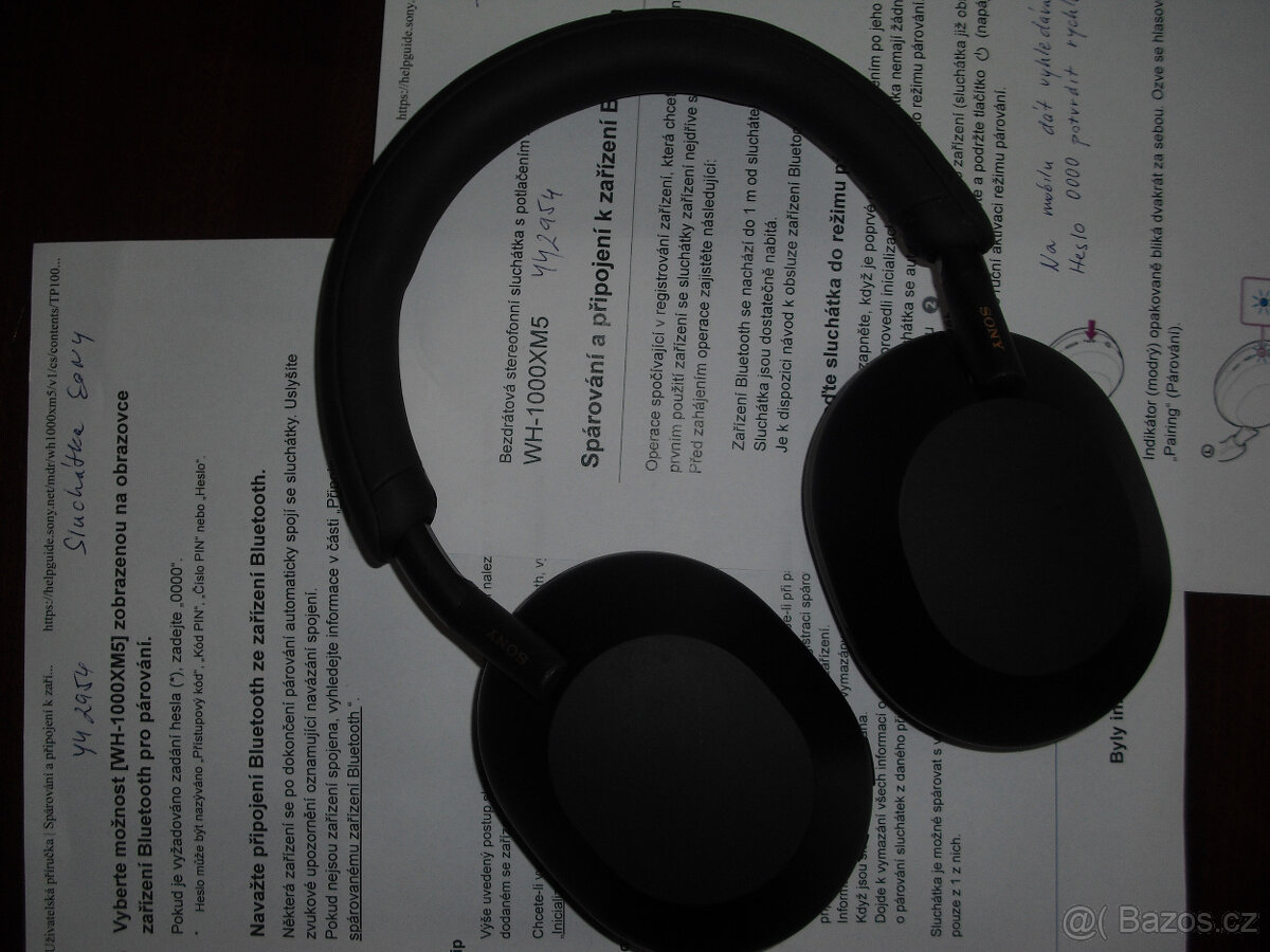 SONY-WH-1000XM5 sluchátka