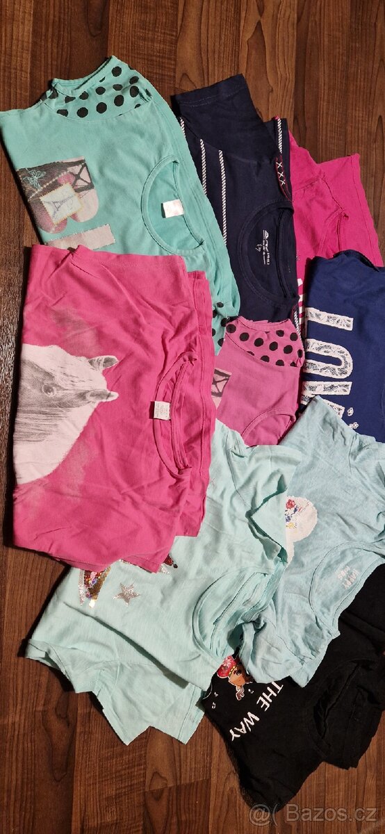 Dívčí trička, ve. 134/140