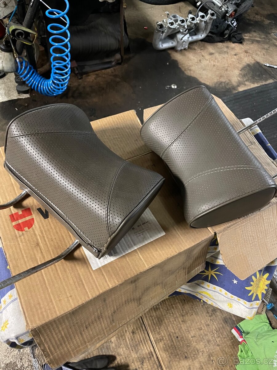 Hlavové opěrky bmw e23 buffalo brown