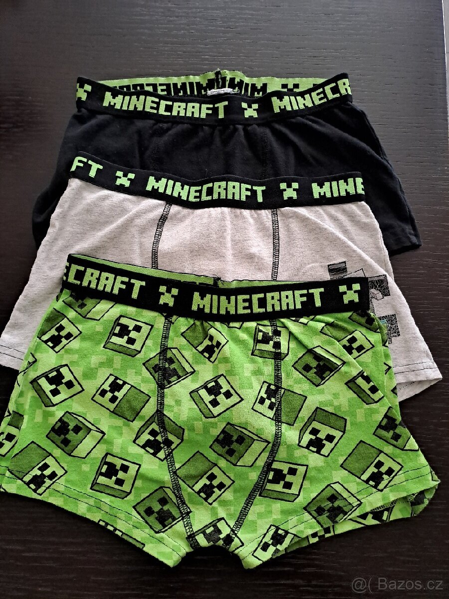 Boxerky Minecraft 3 kusy