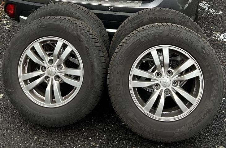 Mitsubishi disky 5x114,3 r16 zimne pneu snímače tlaku