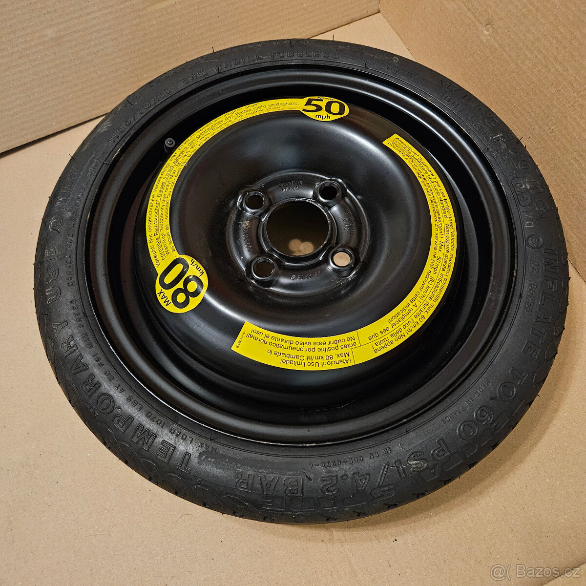VW Škoda Seat R14 dojezdové pneu