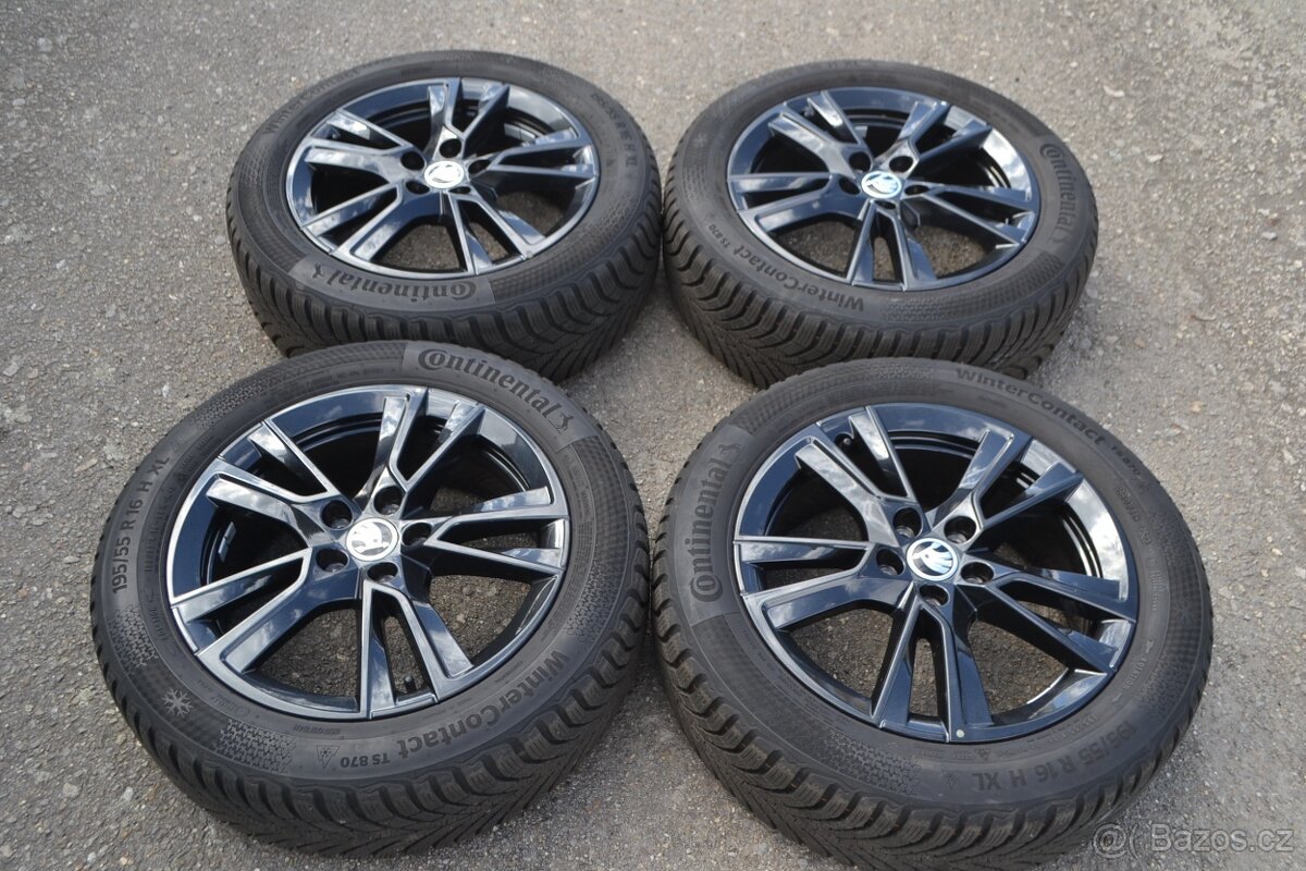 Š.Fabia IV/VW Polo. S.Ibiza -NOVÁ zimní ALU sada 195/55R16