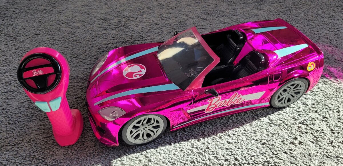 Barbie auto na dálkové ovládání
