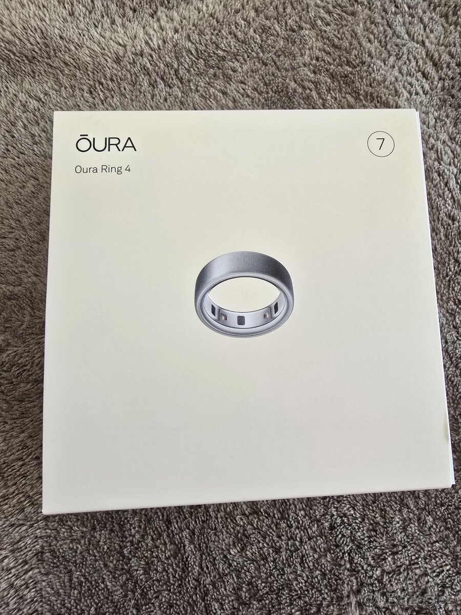 Oura ring gen4, Brushed Silver