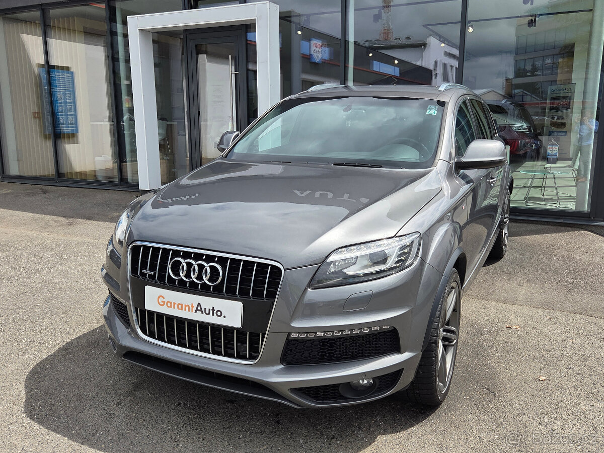 Audi Q7 4.2 TDI V8 Quattro S-Line 7-míst Webasto