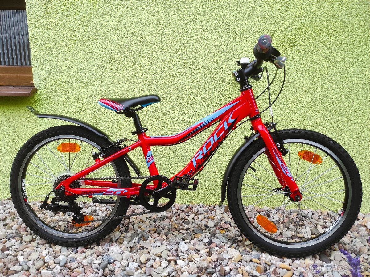 Značkové dětské kolo Rock Machine 20" (červená/modrá)