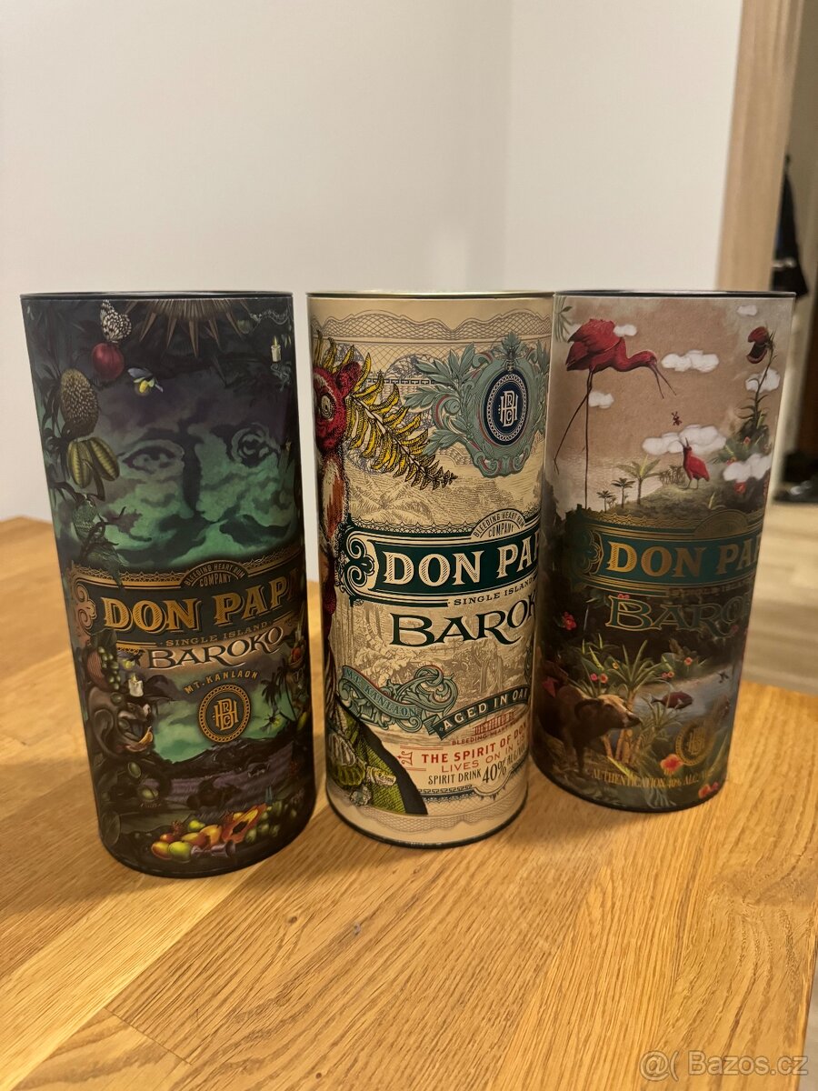 3x Don Papa Baroko ( CZ kolek)