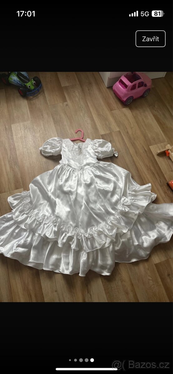 Družičkovské šaty/pro princeznu + závoj