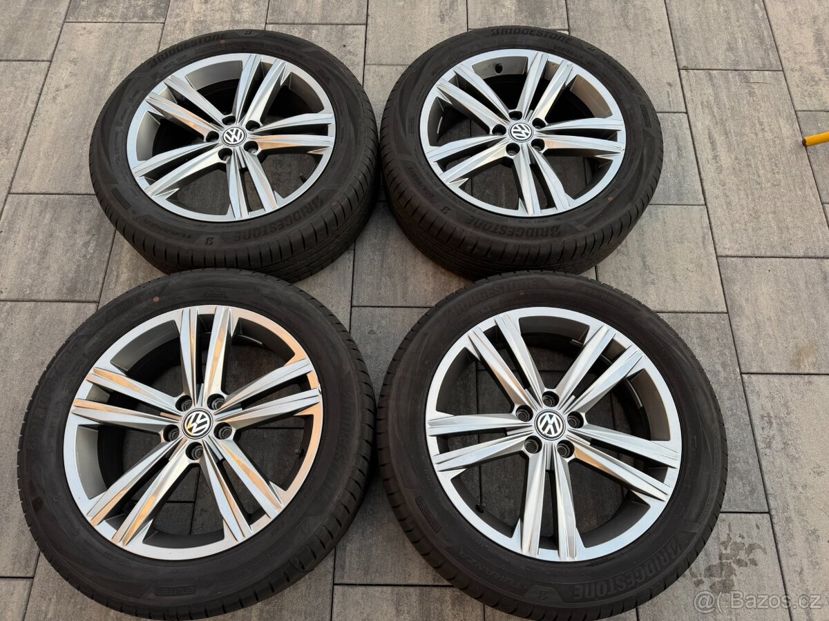 Originál alu kola VW T-Cross 5x100 R17 léto zánovn