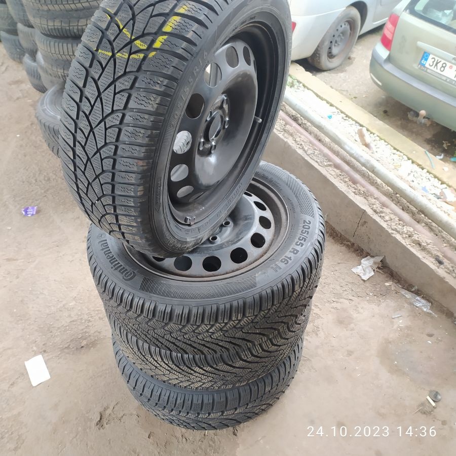 16" plechová kola – 5x112 – AUDI (A3, VW, ŠKODA)  Disky: Pl