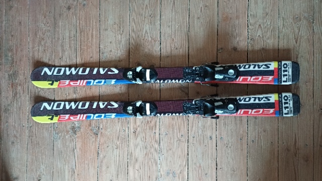 Lyže Salomon 110cm, dětské