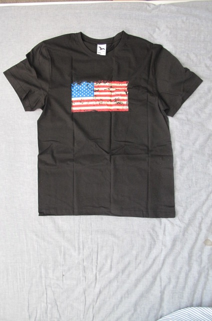 nové tričko XL s vlajkou USA