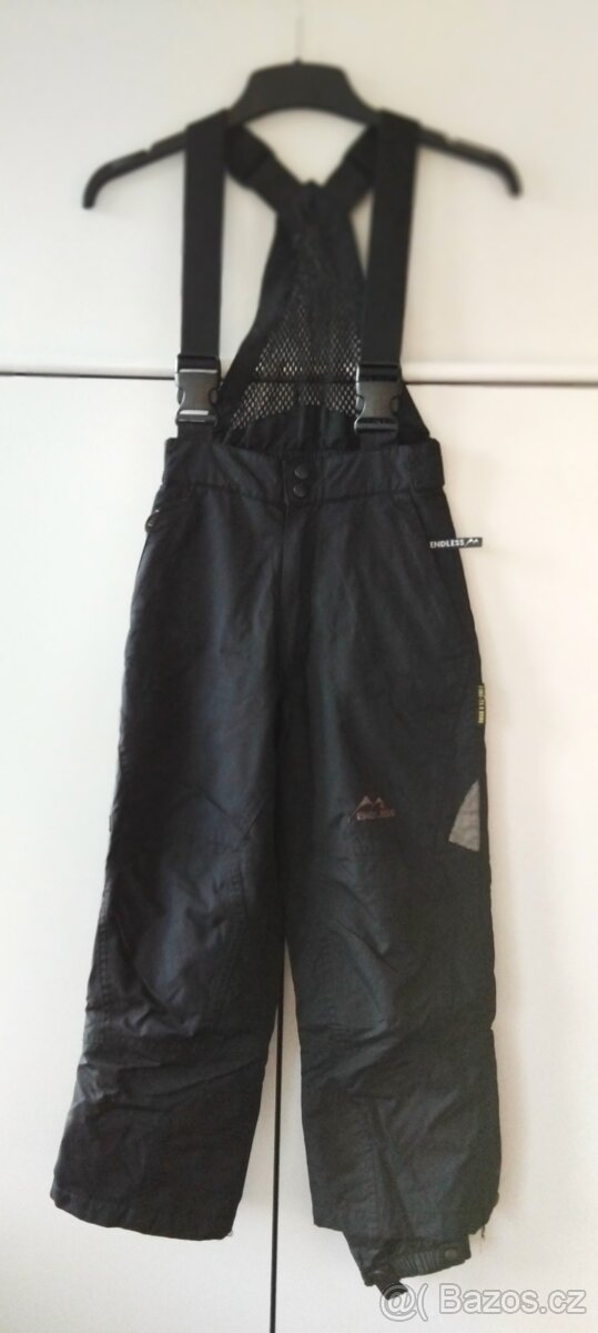 Oteplovačky/lyžařské kalhoty, membrána,vel. 116,zn. ENDLESS
