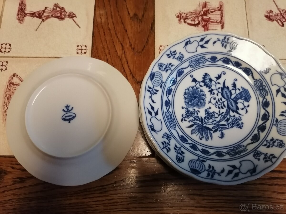 Cibulák dezertní talíře 6 ks