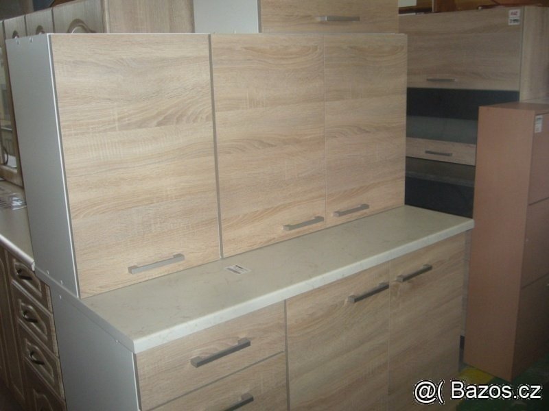 Levná kuchyně 120cm dub