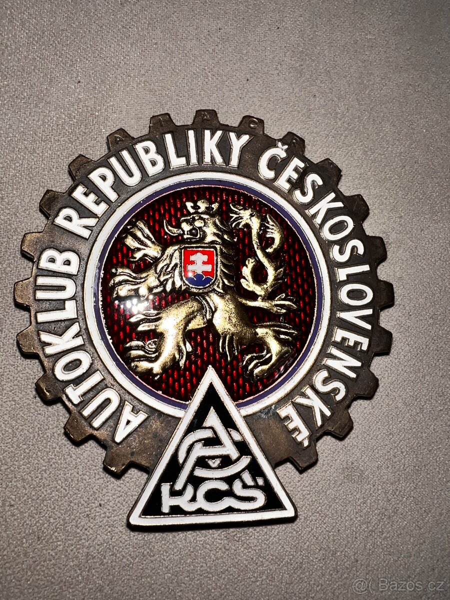 Znak autoklubu Československé republiky