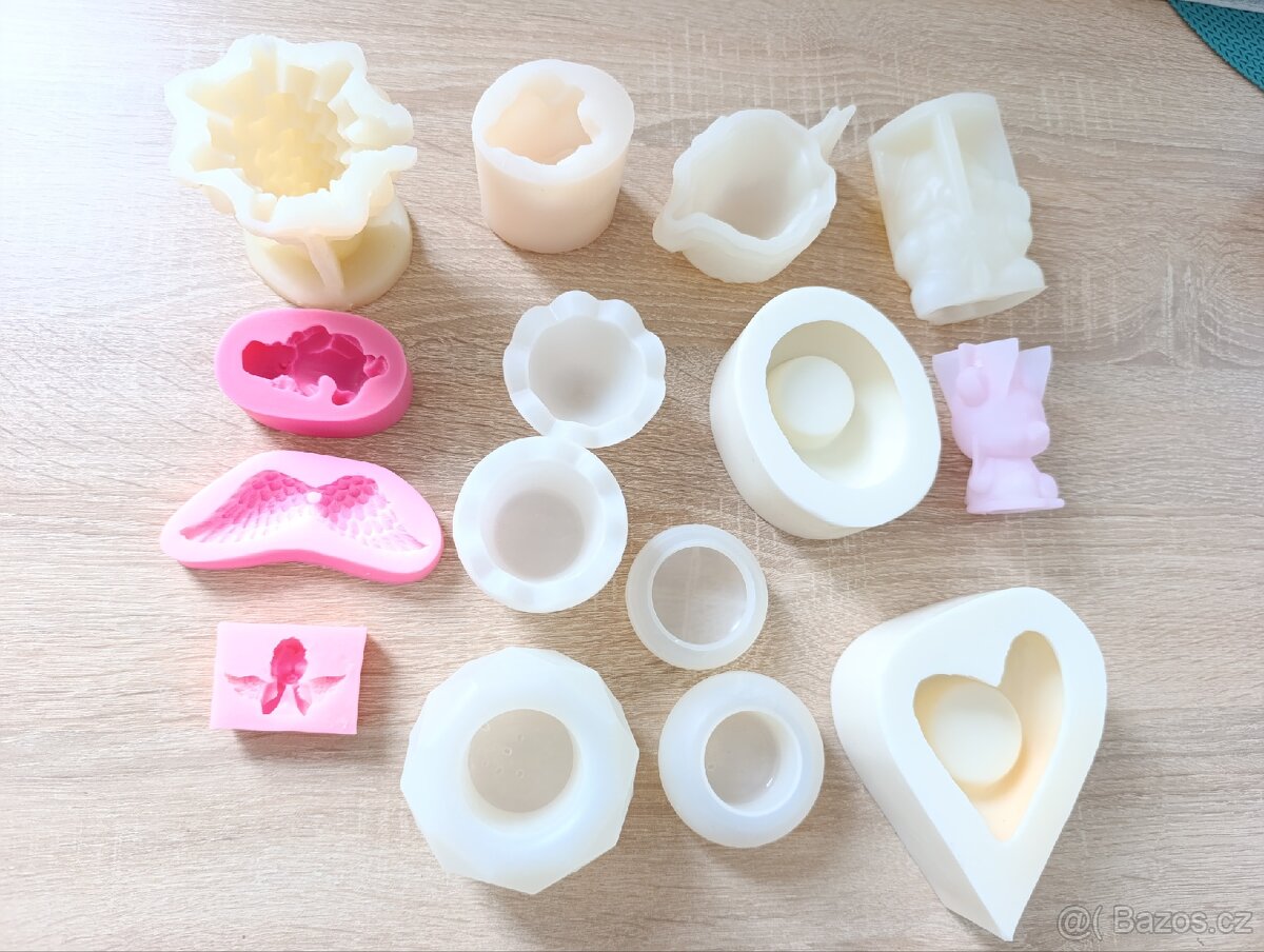 Formy na odlitky od 50Kč-250Kč/ks