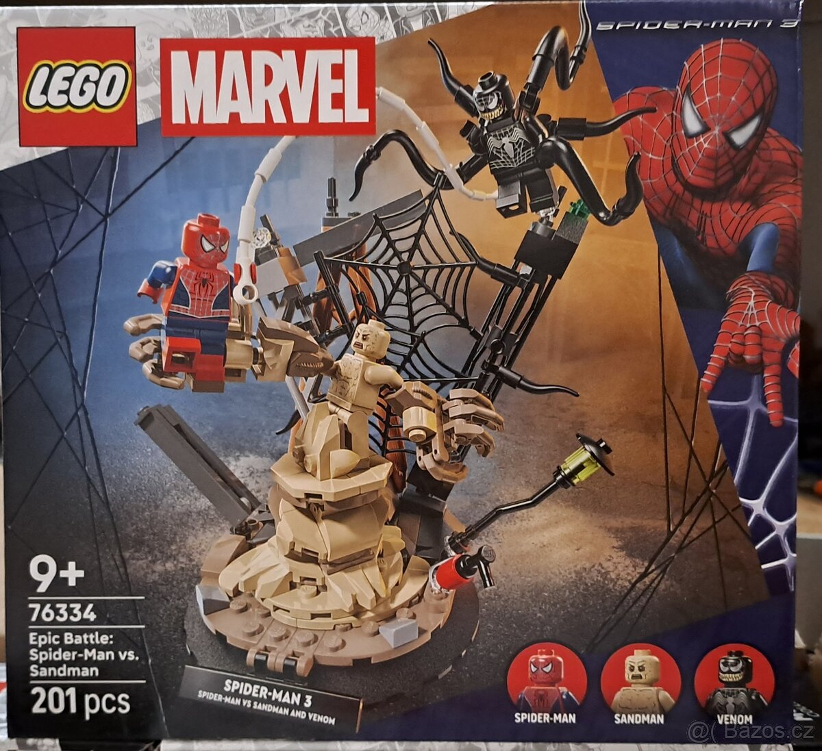 Lego Marvel 76334 Epicky souboj Spider-man vs Sandman