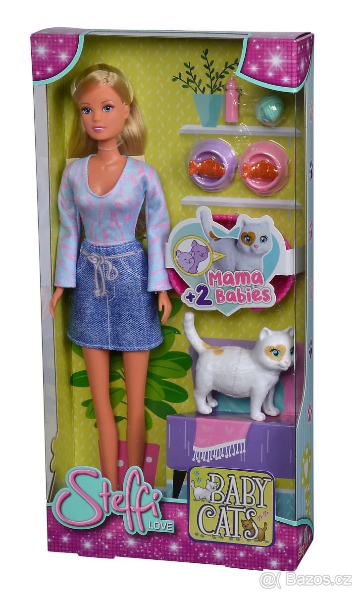 Nová panenka s kočičkami pro holčičku
