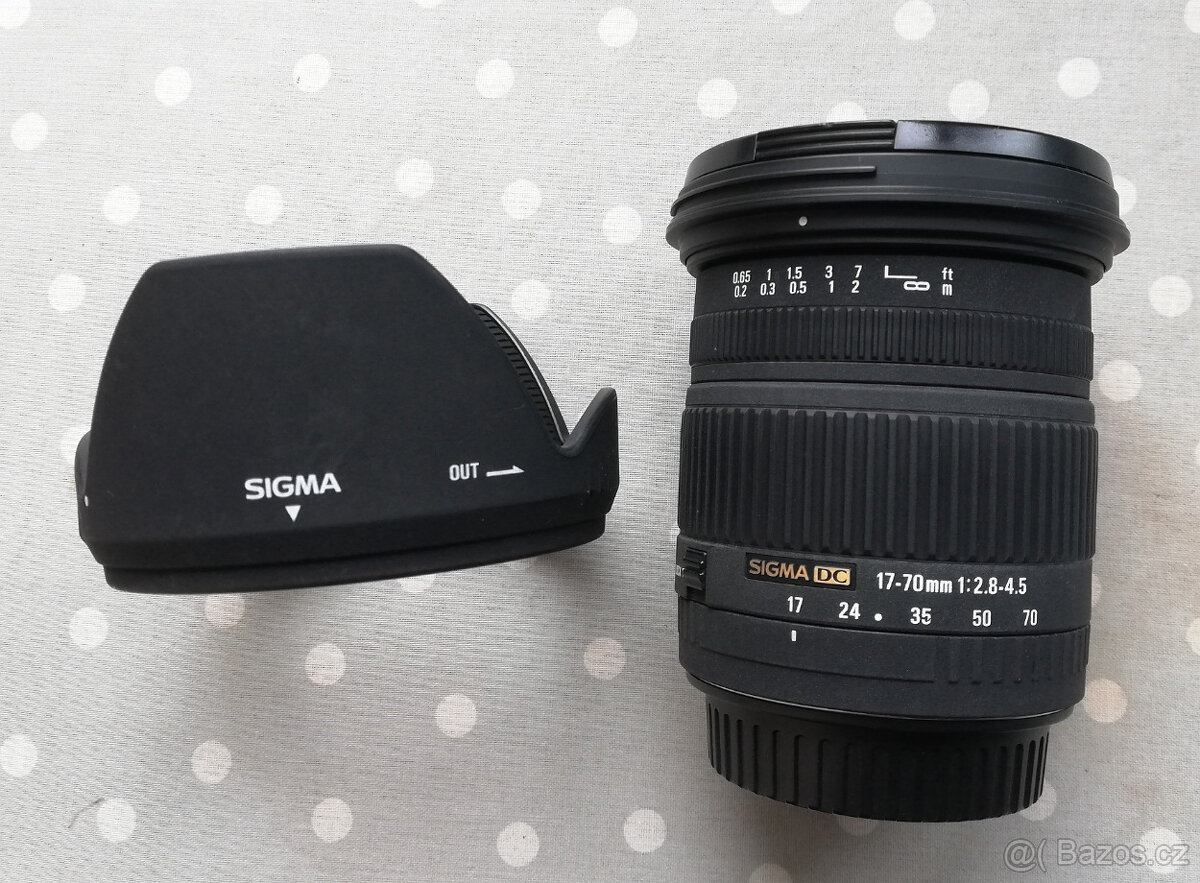Sigma 17-70 mm 2,8-4,5F Macro DC pro Canon