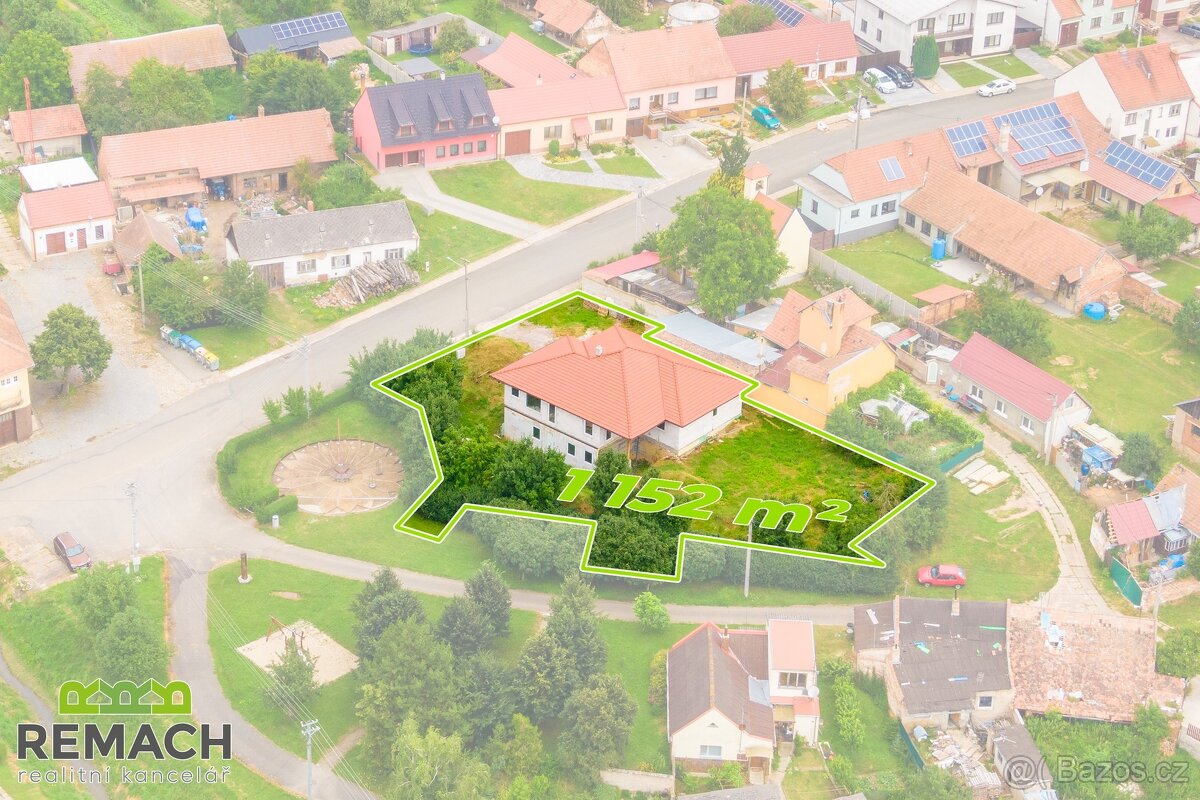 Prodej, rodinný dům 4+kk a 2+kk, zahrada a soukromí, 1152 m2