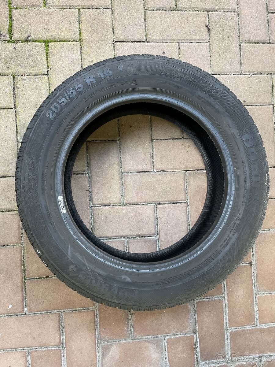 zimní pneu 205x55R16. 4ks na dojetí
