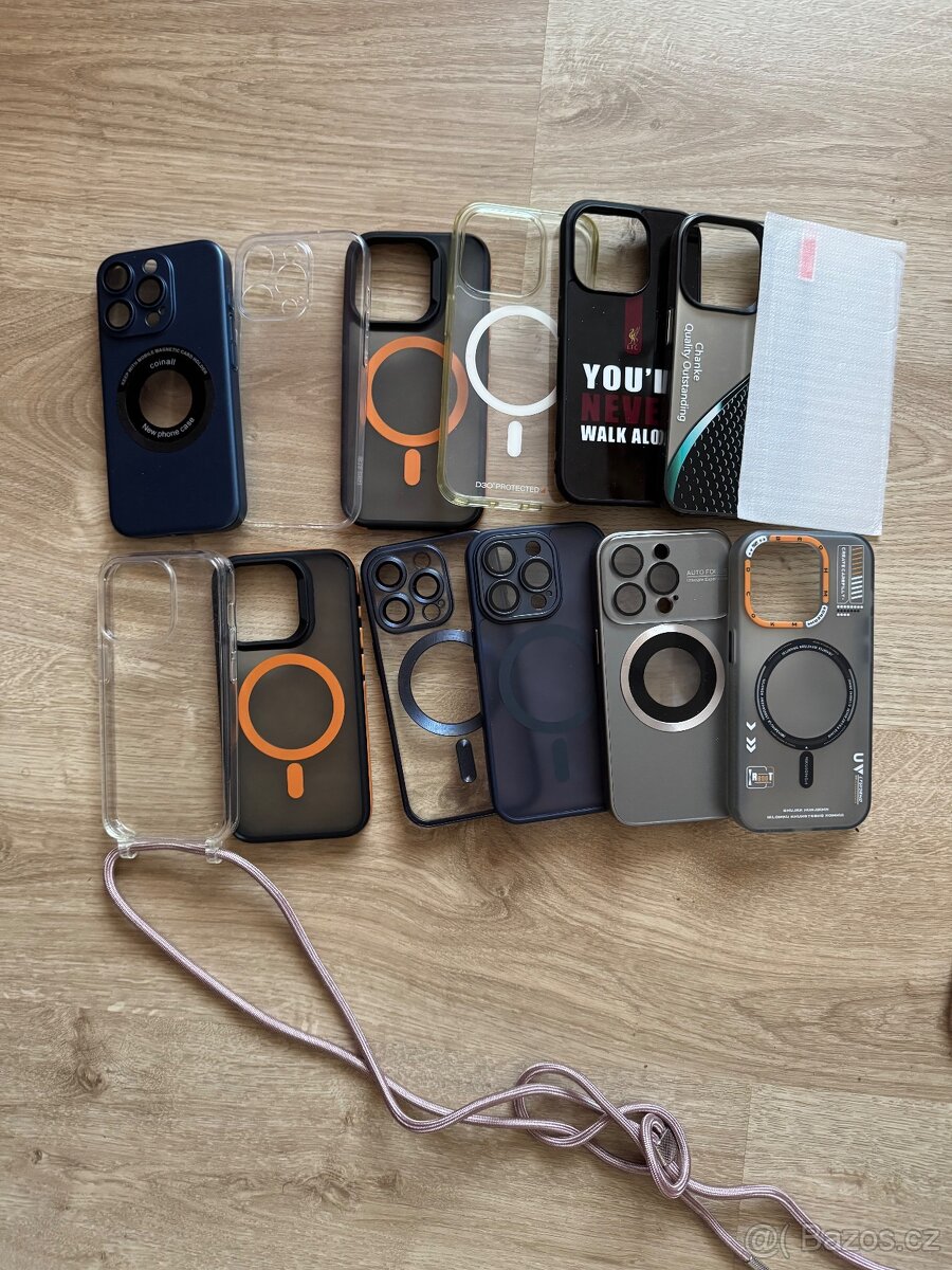 iPhone 15 PRO Kryty + Sklo