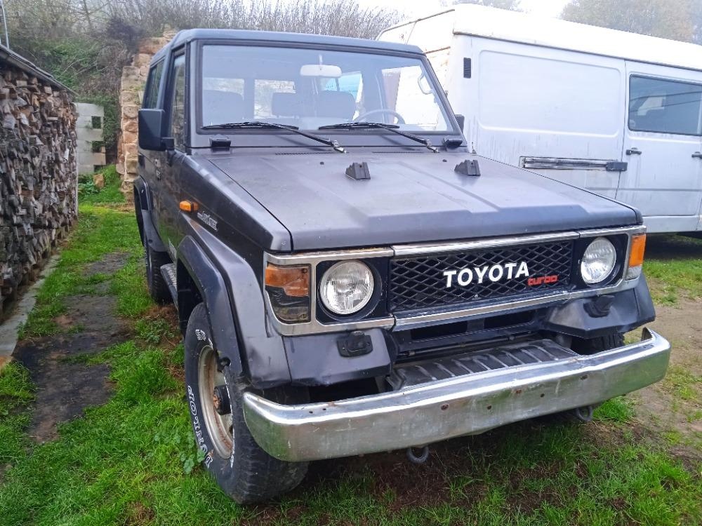 1986 Toyota Land Cruiser 2,4 turbodiesel 4x4 cabrio NOVA CE